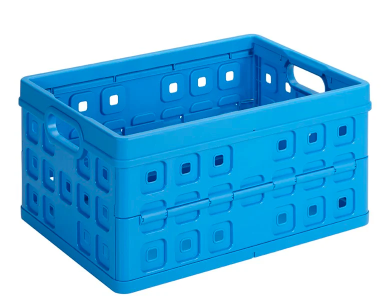 Sunware Square Boodschappenkrat 32 liter blauw 49x36x24,5cm